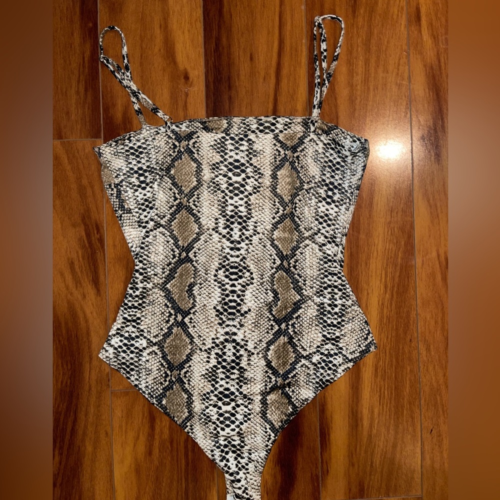 Princess Polly snake skin body suit size 4